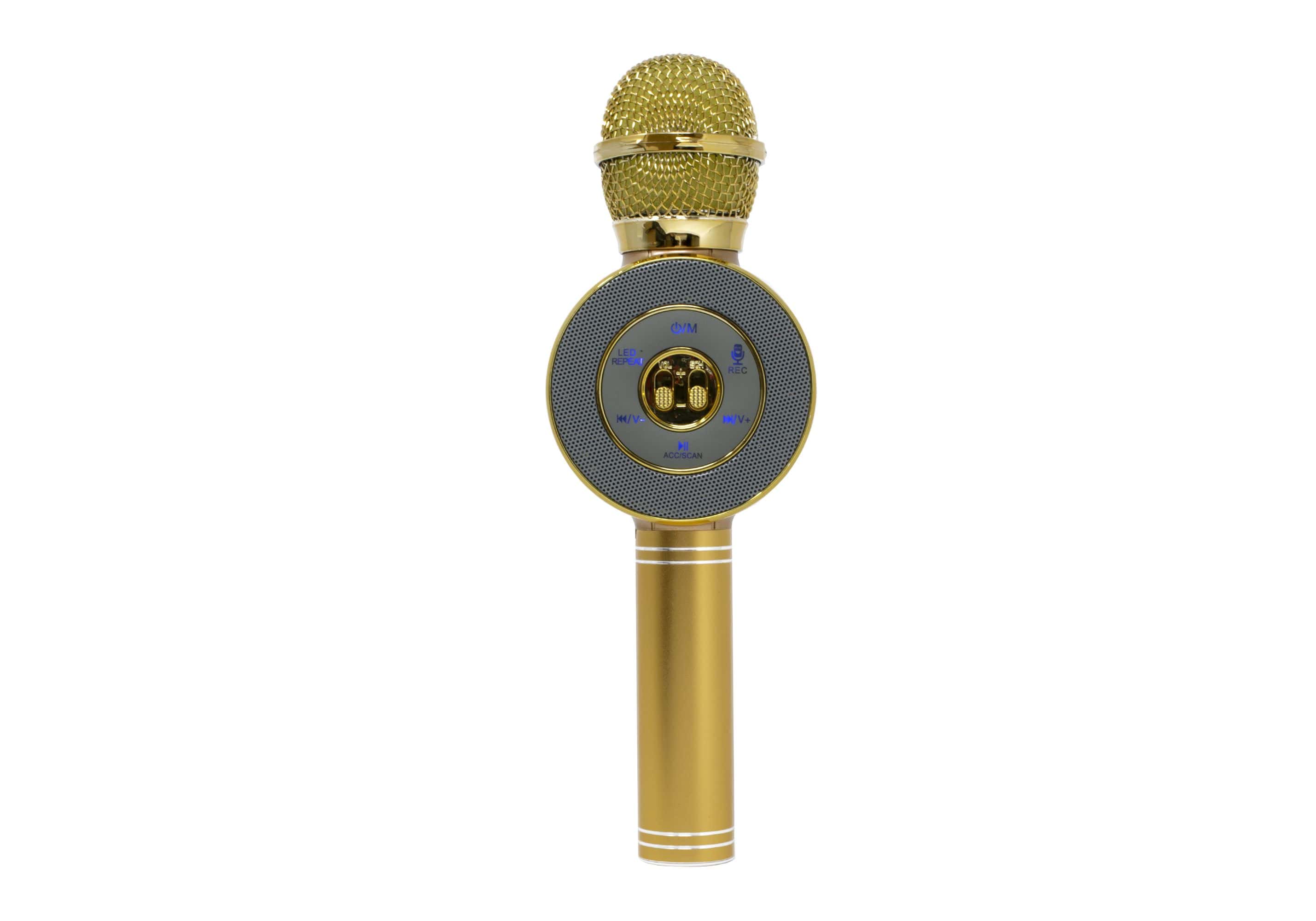 Bluetooth karaoke Microphone - Gold