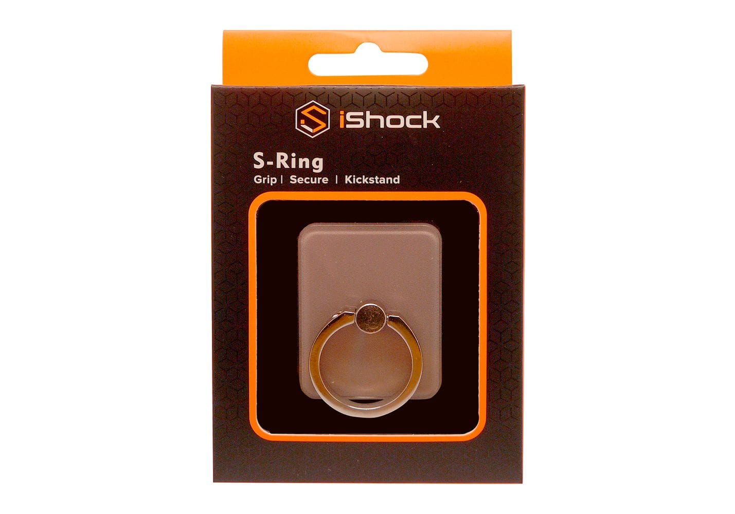 iShock Phone Ring Stand Holder - Brown
