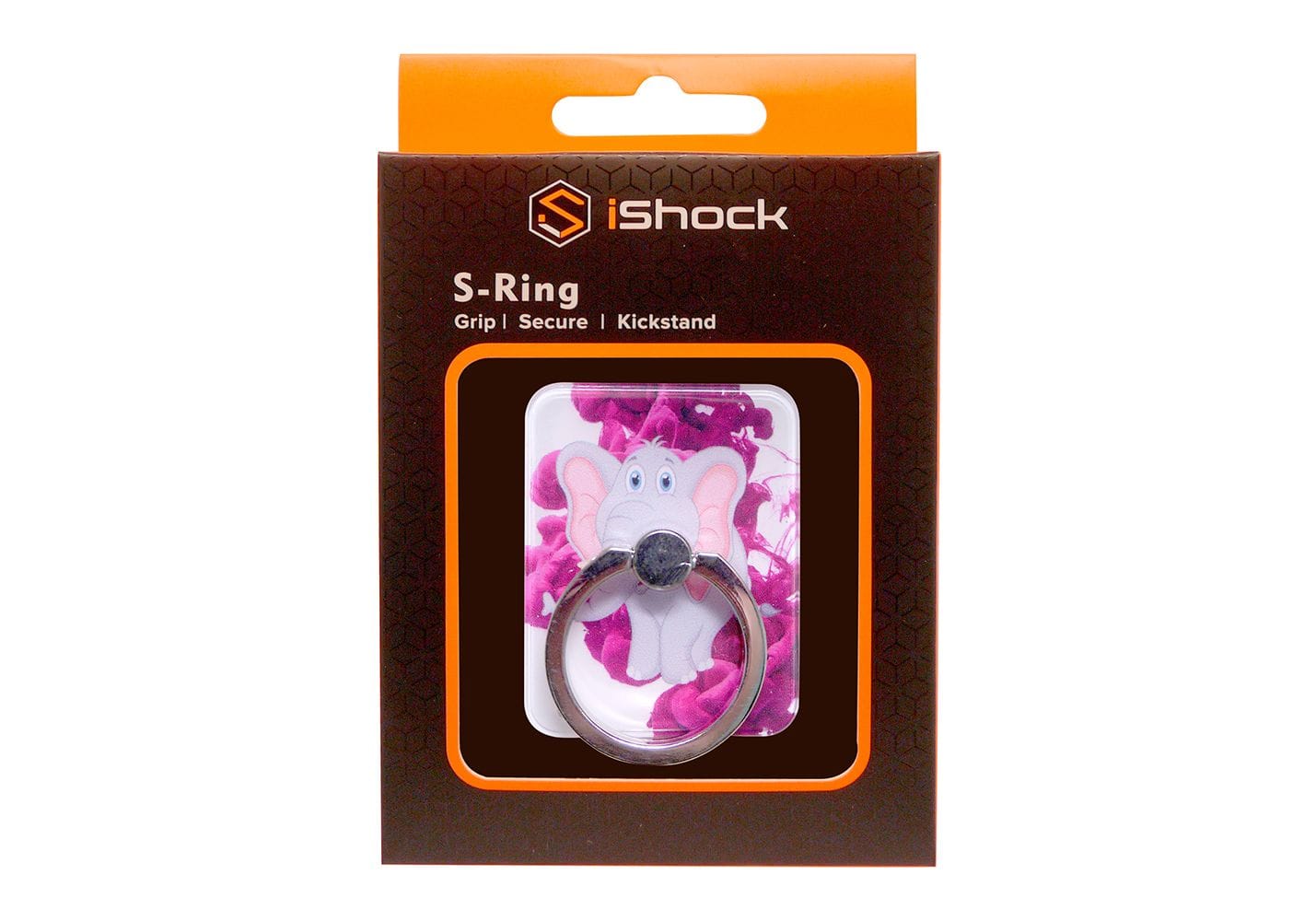 iShock Phone Ring Stand Holder - Elephant