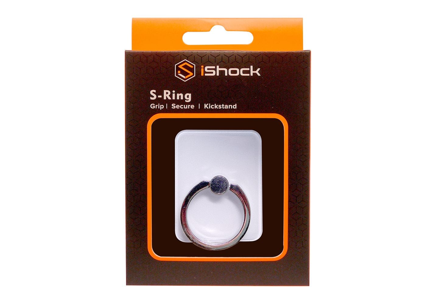 iShock Phone Ring Stand Holder - White